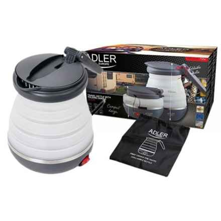 Bouilloire électrique Adler AD 1279 0,6 L 750 W Noir, Blanc