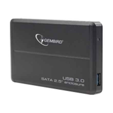 Boîtier de disque dur de stockage Gembird EE2-U3S-2 Boîtier de disque dur Noir 2,5"