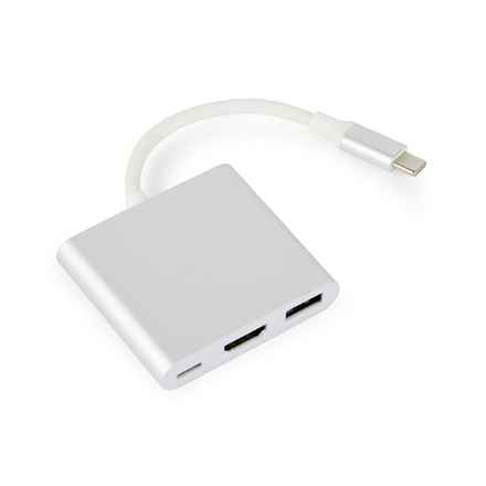 Adaptateur graphique USB Gembird A-CM-HDMIF-02-SV Argent