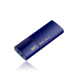 Silicon Power flash drive 64GB Blaze B05 USB 3.0, dark blue