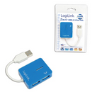 Logilink | USB 2.0 Hub 4-Port, Smile, Blue-1