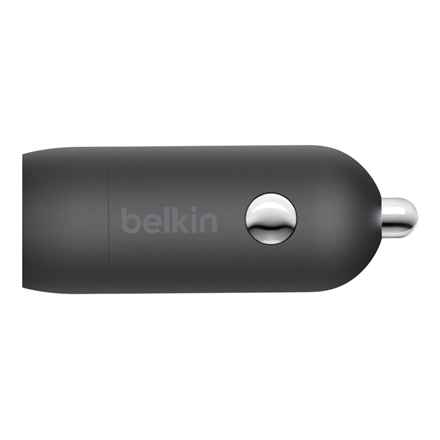Belkin Boost Charge 20W USB-C Power Delivery Car Charger, Black