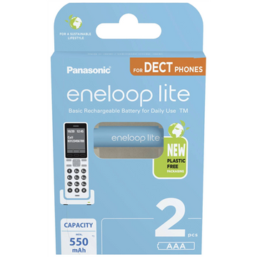 Eneloop akumulator lite AAA 550 mAh 2 szt DECT