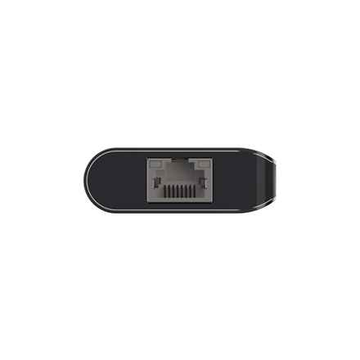 Station d'accueil/réplicateur de ports pour ordinateur portable Belkin AVC008BTSGY USB 3.2 Gen 1 (3.1 Gen 1) Type-C Noir, Gris