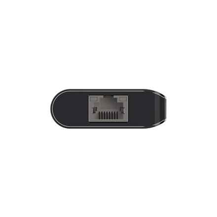 Station d'accueil/réplicateur de ports pour ordinateur portable Belkin AVC008BTSGY USB 3.2 Gen 1 (3.1 Gen 1) Type-C Noir, Gris