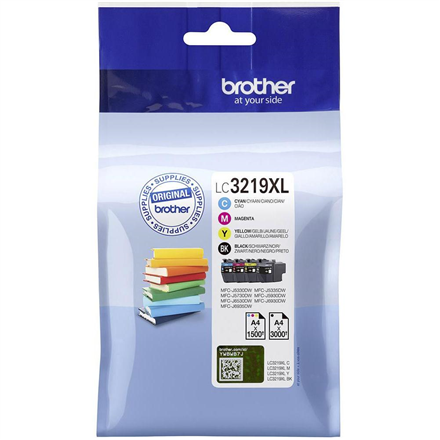 Brother LC3219XLVAL toner cartridge 4 pc(s) Original Black, Cyan, Magenta, Yellow