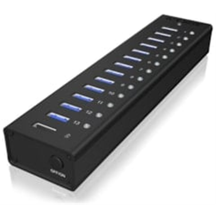 ICY BOX IB-AC6113 USB 3.2 Gen 1 (3.1 Gen 1) Type-B 5000 Mbit/s Black