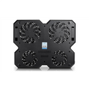 Support de refroidissement pour ordinateur portable deepcool multi core x6 396 cm 156" noir