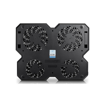 Support de refroidissement pour ordinateur portable deepcool multi core x6 396 cm 156" noir