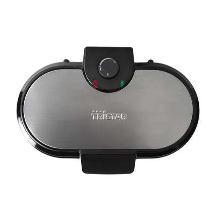 Tristar  gaufrier  wf-2120  1200 w  nombre de pâtisseries : 10  forme cœur  noir