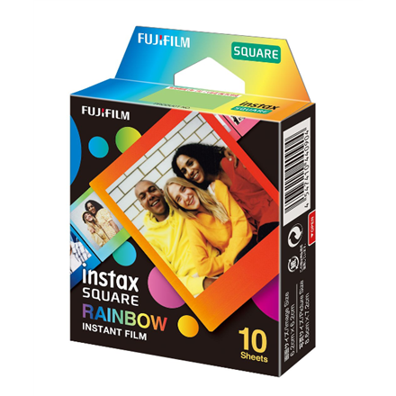 Fujifilm instax square 1x10 arc-en-ciel