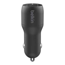 Belkin | Dual USB-A Car Charger 24W + USB-A to Lightning Cable | BOOST CHARGE