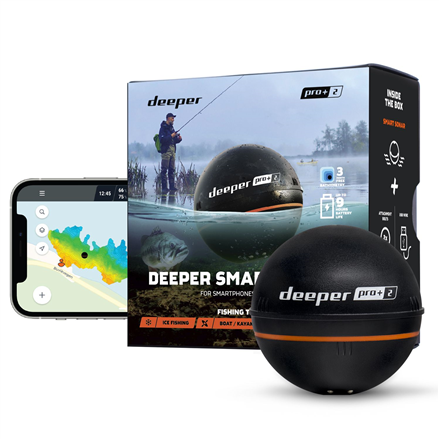Deeper Smart Sonar PRO+ 2 fish finder 100 m