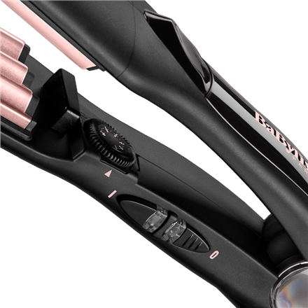 BaByliss The Crimper Texturizing iron Warm Black, Pink 70.9" (1.8 m)