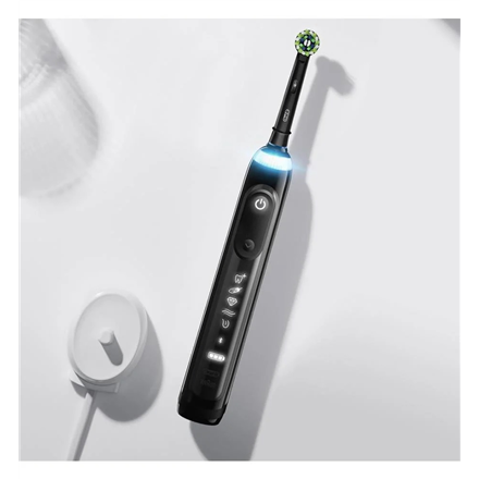 Oral-B | Electric Toothbrush | Genius X | Rechargeable | For adults | Number of brush heads included 1 | Number of teeth brushing modes 6 | Midnight Black