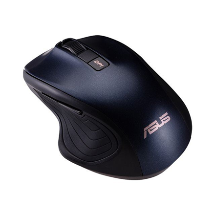 MOUSE Asus, "MW202", PC sau NB, wireless, 2.4GHz, optic, 4000 dpi, butoane/scroll 6/1, , alb / albastru, "90XB066N-BMU000" (timbru verde 0.18 lei)