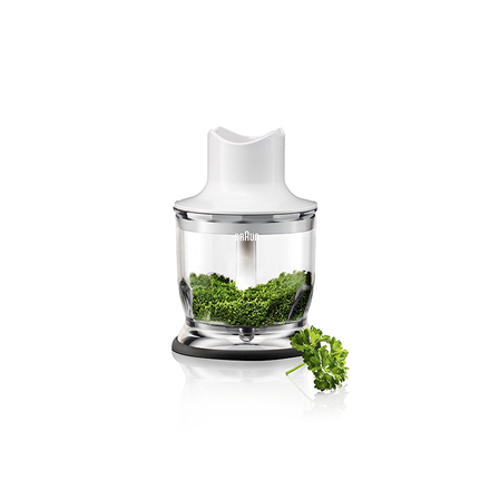 Braun | Blender | MQ525 | Mixeur plongeant | 600 W | 2 vitesses | Hachoir | Blanc