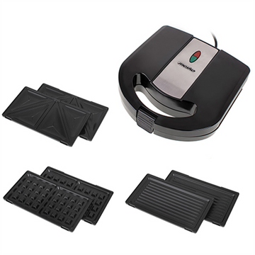 Mesko MS 3045 sandwich maker 1000 W Black - 0