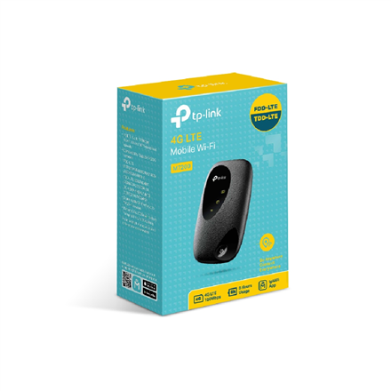 4G LTE Mobile Wi-Fi | M7200 | 802.11n | 300 Mbit/s | Mesh Support No | MU-MiMO No | 4G | Antenna type 1xInternal | 1 x microUSB