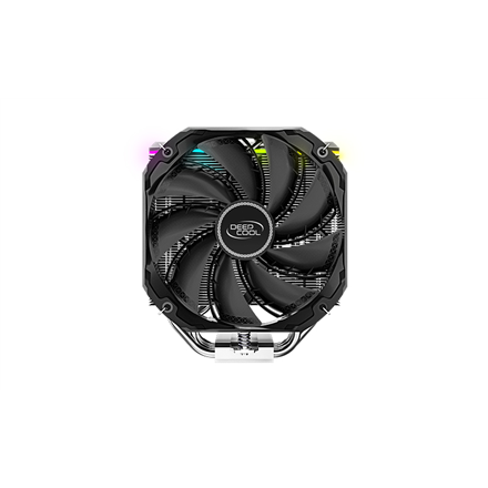 Refroidisseur CPU DeepCool AS500, 1 ventilateur PWM 140 mm, LED RVB adressables, Intel LGA2066/2011-v3/2011/1700/1200/1151/1150/1155, AMD AM5/AM4, 142 × 98 × 164 mm (L × l × H) R-AS500-BKNLMN-G