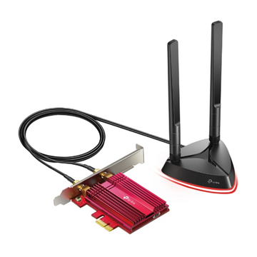 TP-LINK | AX3000 Wi-Fi 6 Bluetooth 5.0 PCIe Adapter | TX3000E | 2.4GHz/5GHz | Antenna type 2xHigh-Gain External Antennas | 574+2402 Mbit/s - 0