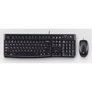 LOGITECH MK120 Corded Combo - BLACK - USB - US INT'L - EER