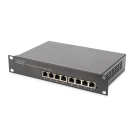 Digitus  commutateur gigabit ethernet 8 ports  dn-80114  non géré  montable en rack  alimentation interne