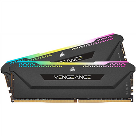 Corsair 16GB (2 x 8 GB) DDR4 3200MHz CL16 Vengeance RGB PRO SL Black