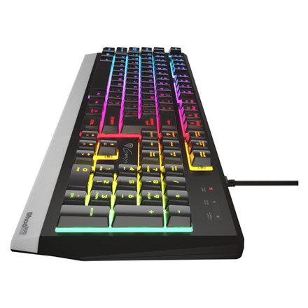 GENESIS Rhod 300 RGB keyboard Gaming USB QWERTY English Black