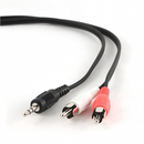 Kabelis Gembird 3.5mm Jack - 2x RCA 0.2m-1