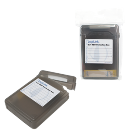 Pudełko ochronne do HDD 3.5 cala Czarne