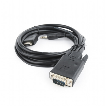 Gembird HDMI Male - VGA Male + 3.5mm 1.8m Full HD - 0