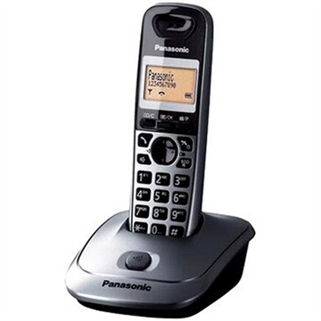 Panasonic  kx-tg2511fxm  boutons rétroéclairés  écran intégré  identification de l'appelant  noir  répertoire de 100 entrées  haut-parleur  connexion sans fil