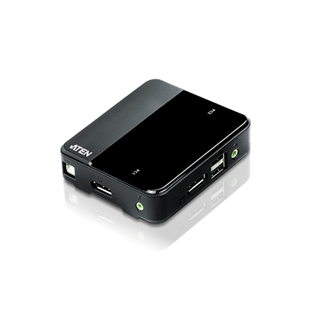 Przełącznik KVM 2-Port USB 4K DP/Audio