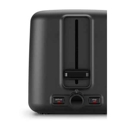 Grille-pain Bosch | DesignLine | TAT3P423 | Puissance 970 W | Nombre de fentes 2 | Matériau du boîtier : Acier inoxydable | Noir