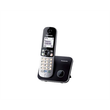 Panasonic | Cordless | KX-TG6811FXB | Built-in display | Caller ID | Black | Conference call | Phonebook capacity 120 entries | Speakerphone | Wireless connection - 0