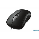 MOUSE MICROSOFT, "Basic", PC sau NB, cu fir, USB, optic, 800 dpi, butoane/scroll 3/1, , negru, "4YH-00007" (timbru verde 0.18 lei)