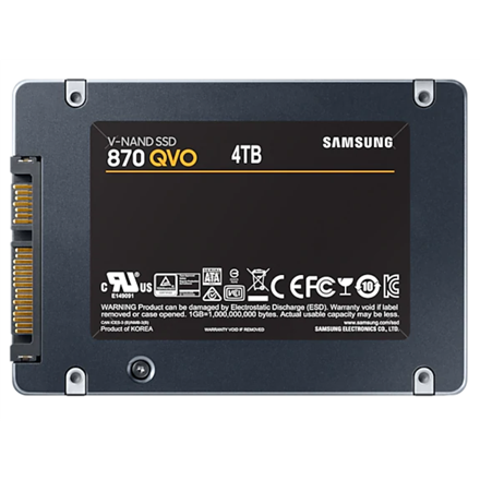 Disque dur Samsung MZ-77Q4T0 2,5" 4 000 Go Serial ATA III V-NAND MLC