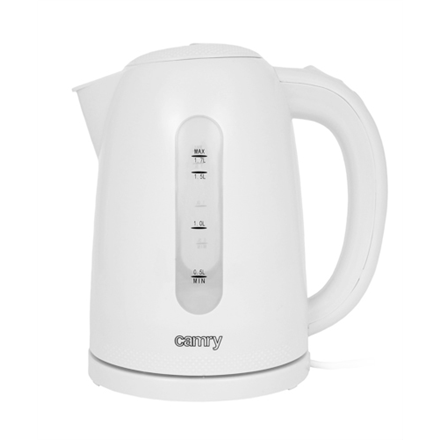 Camry | Kettle | CR 1254 | Standard | 2200 W | 1.7 L | Plastic | 360° rotational base | White
