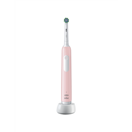 Oral-B Electric Toothbrush Pro Series 1 Cross Action For adults Rechargeable Pink Number of brush heads included 1 Number of teeth brushing modes 3