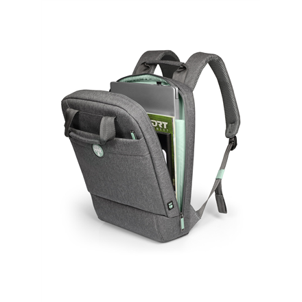 PORT DESIGNS | YOSEMITE Eco | Sac à dos pour ordinateur portable | Sac à dos | Gris | Bandoulière