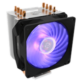 Cooler Cooler Master "HYPER H410R RGB", compatibil skt. Intel si AMD,racire cu aer,ventilator 92 mm, 2000 rpm, inaltime cooler 136mm, 4 heatpipe, iluminat RGB "RR-H410-20PC-R1" (timbru verde 0.8 lei)