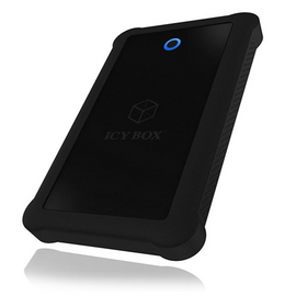 Raidsonic | ICY BOX | IB-233U3-B External enclosure for 2.5" SATA HDD/SSD with USB 3.0 interface and silicone protection sleeve | SATA I, II, III | USB 3.0 | 2.5"