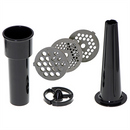 Adler | Meat mincer | AD 4811 | Black | 600 W | Number of speeds 1 | Throughput (kg/min) 1.8 | 3 replaceable sieves: 3mm for grinding poppies and preparing meat and vegetable stuffing; 5mm for meatballs, Roman roast and beef burgers; 7mm for coarsely grou-7