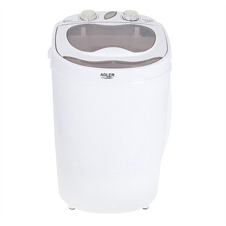 Lave-linge Adler AD 8055 Chargement par le haut 3 kg Crème, Blanc