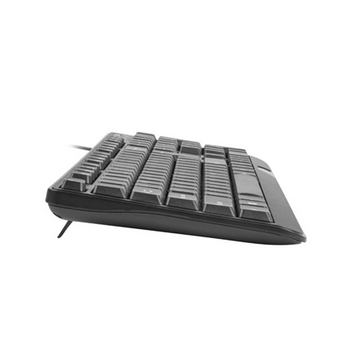 Klawiatura Trout Slim 1.8m czarna USB