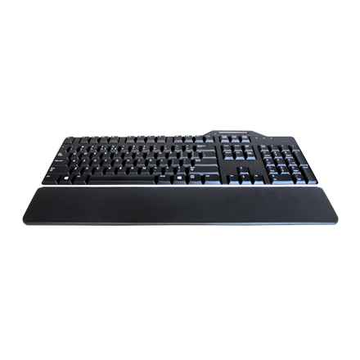 Clavier Dell US/Européen (QWERTY) Dell KB-813 avec lecteur de carte à puce et clavier USB noir | Dell | Clavier à carte à puce | Filaire | EN/LT