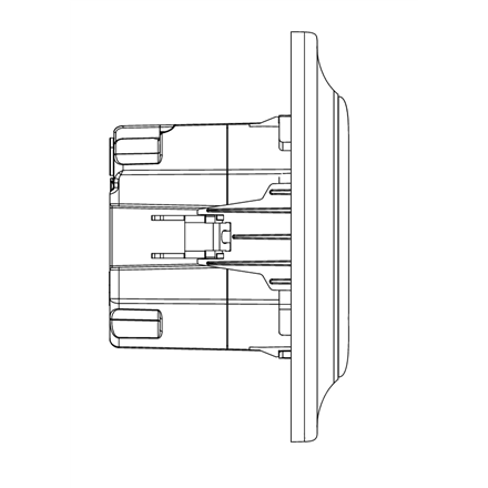 Prise de courant Fibaro FGWOF-011-8 Type F Noir