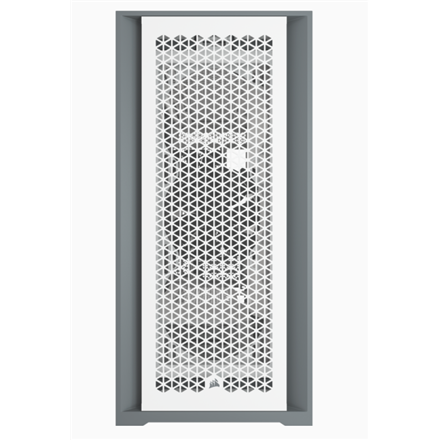 Corsair  boîtier pc  icue 5000d  fenêtre latérale  blanc  atx  alimentation incluse non incluse  atx - 0