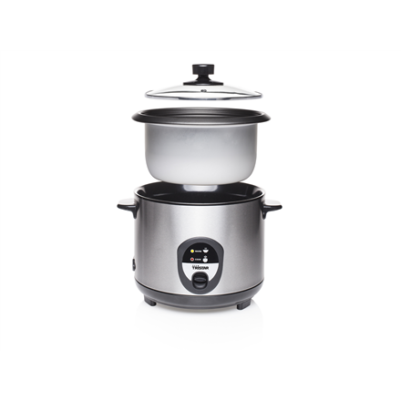 Tristar | RK-6127 | Rice cooker | 500 W | Black/Stainless steel